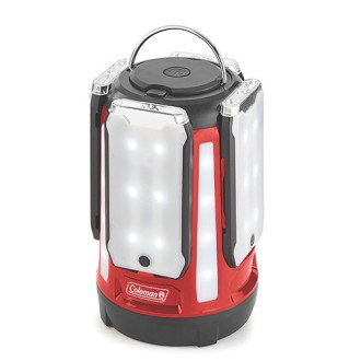 Coleman LED 4 Panel Lumen Lantern, Red