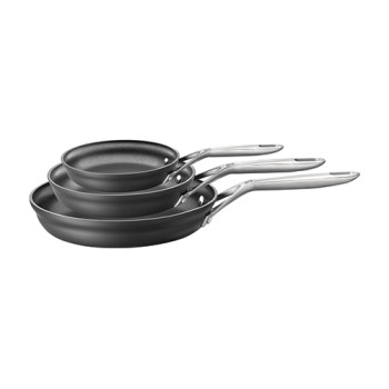 Zwilling Motion 3pc Hard-Anodized Nonstick Fry Pan Set