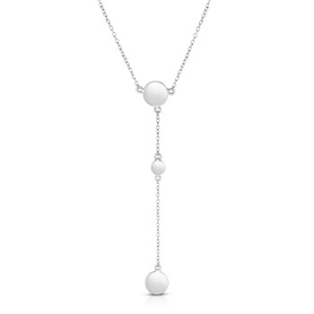 Jilco Disco Y Sterling Silver Necklace