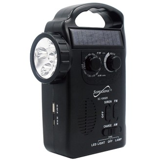 SuperSonic Dynamo Radio w/ Flashlight